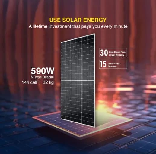 Solar Panel 590W 8 pcs 