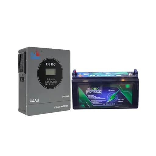 PV 2500 Inverter + 12V150AH Battery